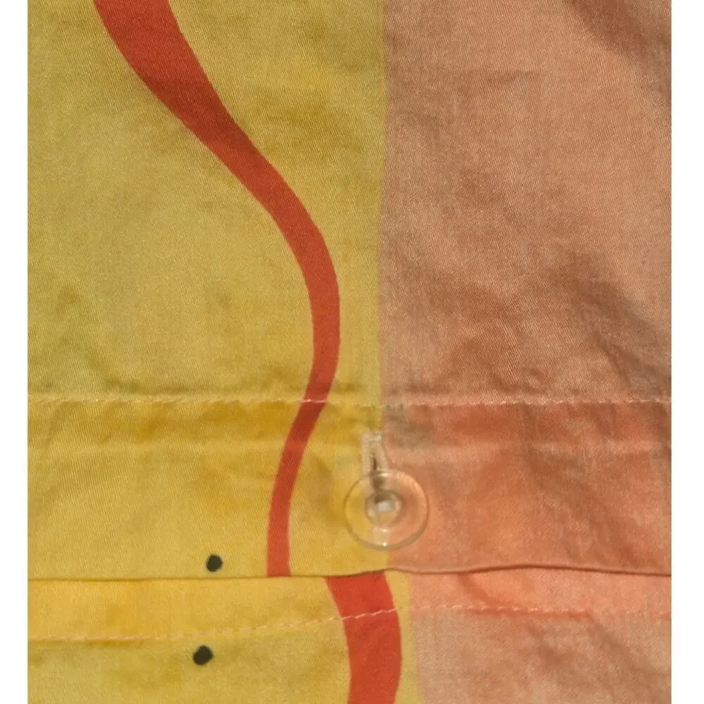 Christian Fischbacher 100% Cotton 80's Inspired Duvet Cover - Button Closure